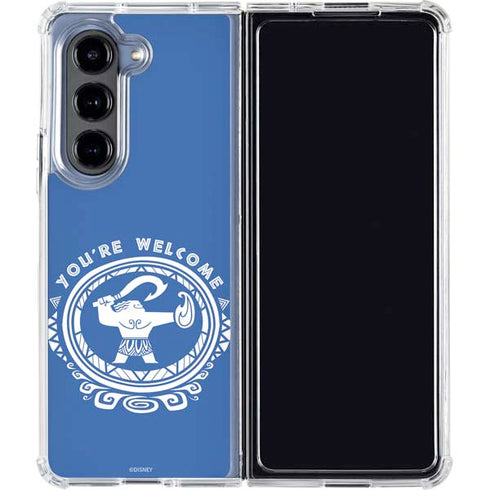 Disney Princess Moana Youre Welcome Galaxy Z Fold5 5G Clear Case
