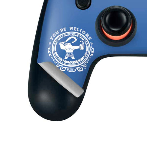Disney Princess Moana Youre Welcome Google Stadia Controller Skin