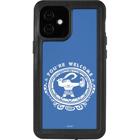 Disney Princess Moana Youre Welcome iPhone 12 Mini Waterproof Case