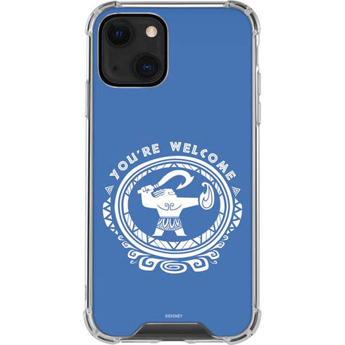 Disney Princess Moana Youre Welcome iPhone 13 Mini Clear Case