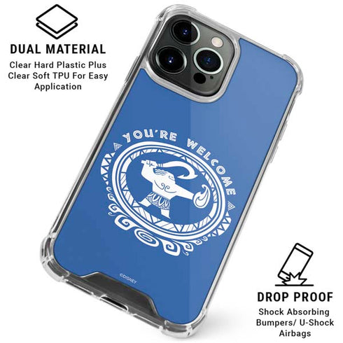 Disney Princess Moana Youre Welcome iPhone 15 Pro Clear Case