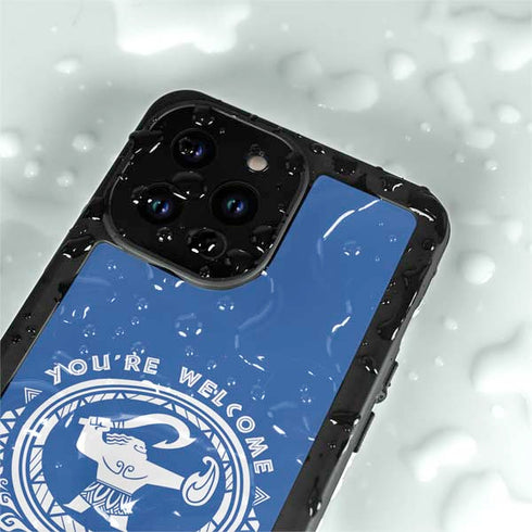Disney Princess Moana Youre Welcome iPhone 15 Pro Waterproof Case