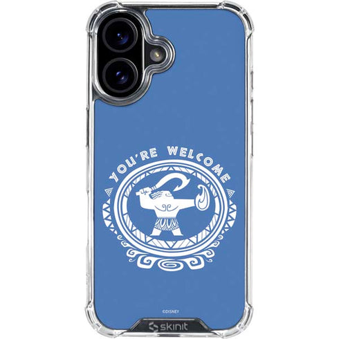 Disney Princess Moana Youre Welcome iPhone 16 Clear Case