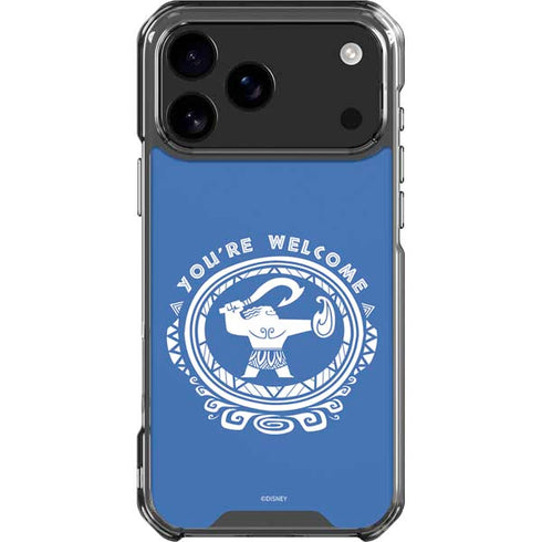 Disney Princess Moana Youre Welcome iPhone 18 Pro Max Clear Case