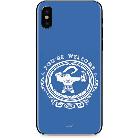 Disney Princess Moana Youre Welcome iPhone X Skin