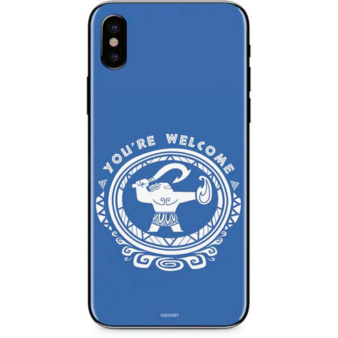 Disney Princess Moana Youre Welcome iPhone XS Skin