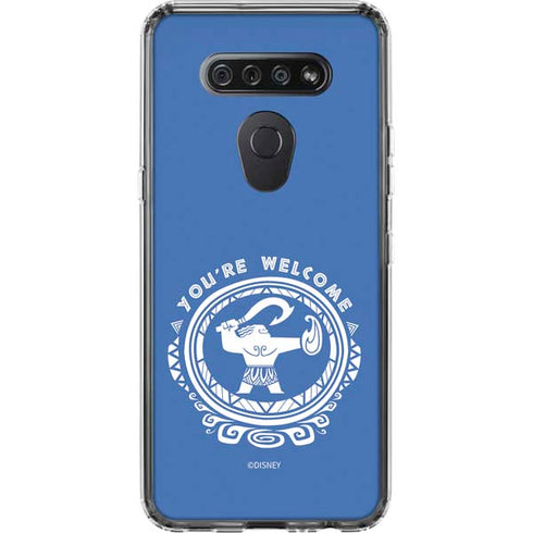 Disney Princess Moana Youre Welcome LG K51/Q51 Clear Case