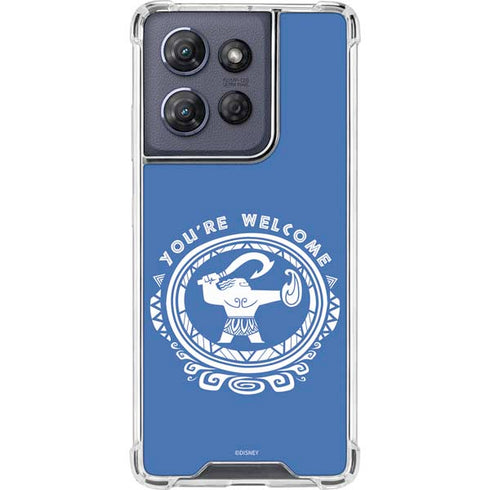 Disney Princess Moana Youre Welcome Moto G 5G (2025) Clear Case