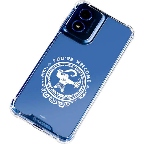 Disney Princess Moana Youre Welcome Moto G 5G (2024) Clear Case