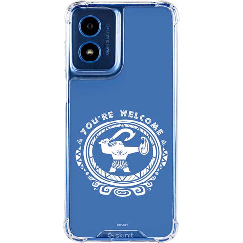 Disney Princess Moana Youre Welcome Moto G Play 4G (2024) Clear Case