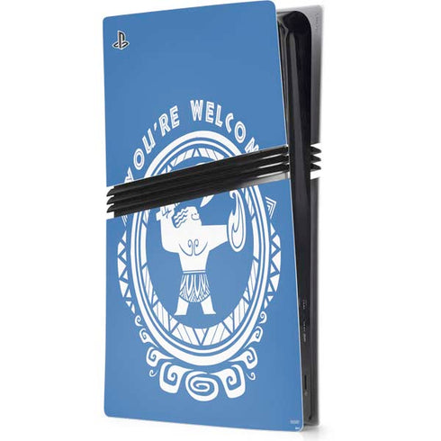 Disney Princess Moana Youre Welcome PS5 Pro Console Skin