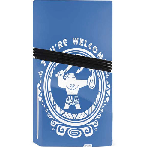 Disney Princess Moana Youre Welcome PS5 Pro Disk Bundle Skin