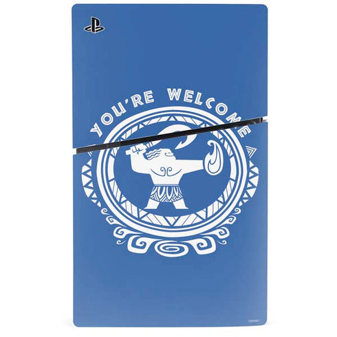 Disney Princess Moana Youre Welcome PS5 Slim Digital Edition Console Skin