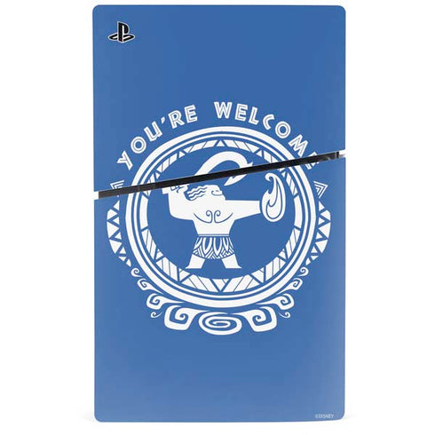 Disney Princess Moana Youre Welcome PS5 Slim Disk Console Skin