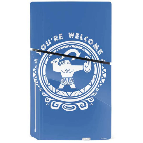 Disney Princess Moana Youre Welcome PS5 Slim Disk Console Skin