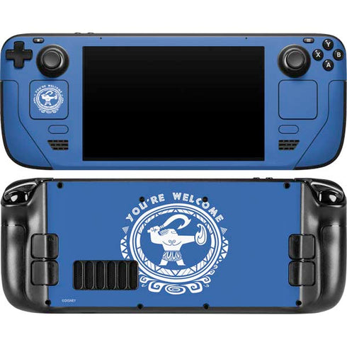 Disney Princess Moana Youre Welcome Steam Deck Handheld Gaming Computer OLED Skin