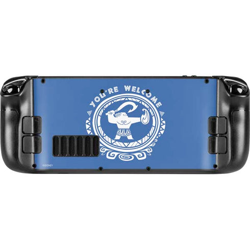 Disney Princess Moana Youre Welcome Steam Deck Handheld Gaming Computer OLED Skin