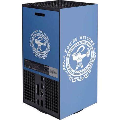 Disney Princess Moana Youre Welcome Xbox Series X Console Skin