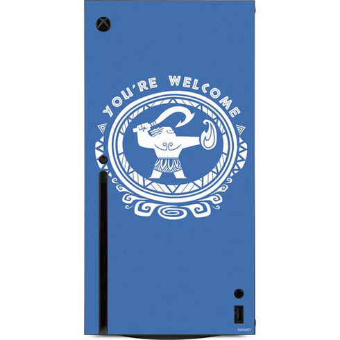 Disney Princess Moana Youre Welcome Xbox Series X Console Skin