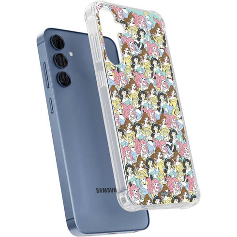 Disney Princess Disney Princesses Pattern Galaxy A35 5G Clear Case