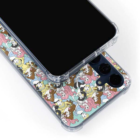 Disney Princess Disney Princesses Pattern Galaxy A55 5G Clear Case