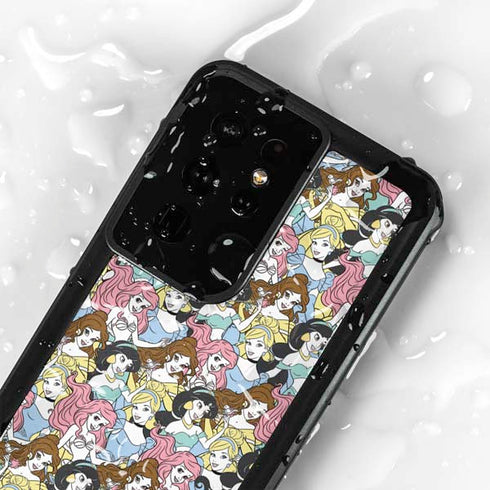 Disney Princess Disney Princesses Pattern Galaxy S24 Ultra Waterproof Case