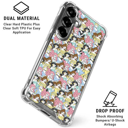 Disney Princess Disney Princesses Pattern Galaxy S26 Plus Clear Case