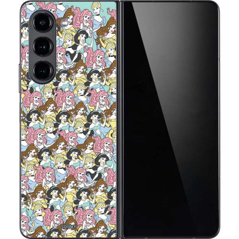 Disney Princess Disney Princesses Pattern Galaxy Z Fold5 5G Skin