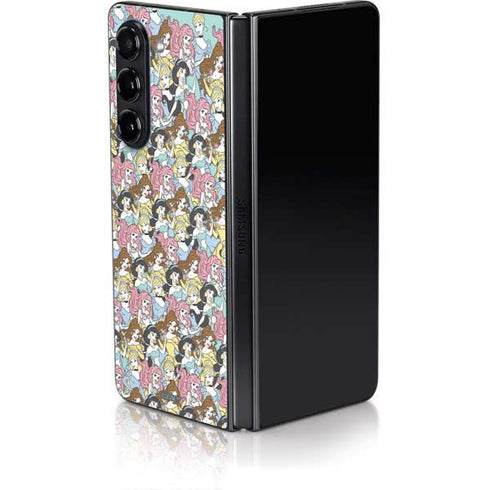 Disney Princess Disney Princesses Pattern Galaxy Z Fold5 5G Skin