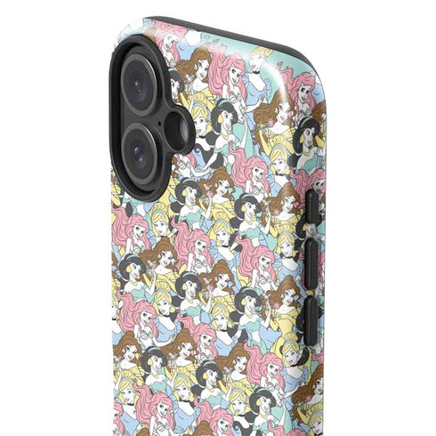 Disney Princess Disney Princesses Pattern iPhone 16 Impact Case