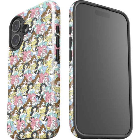 Disney Princess Disney Princesses Pattern iPhone 16 Impact Case