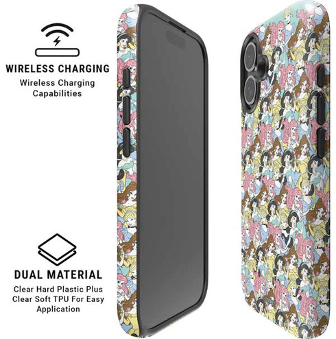 Disney Princess Disney Princesses Pattern iPhone 16 Magsafe Impact Case