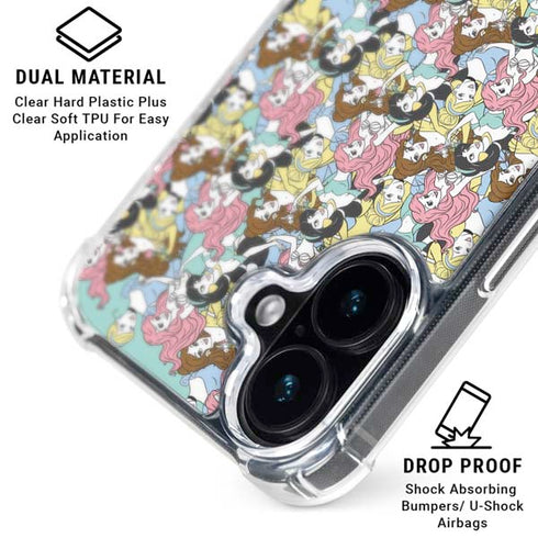 Disney Princess Disney Princesses Pattern iPhone 16 Plus MagSafe Case