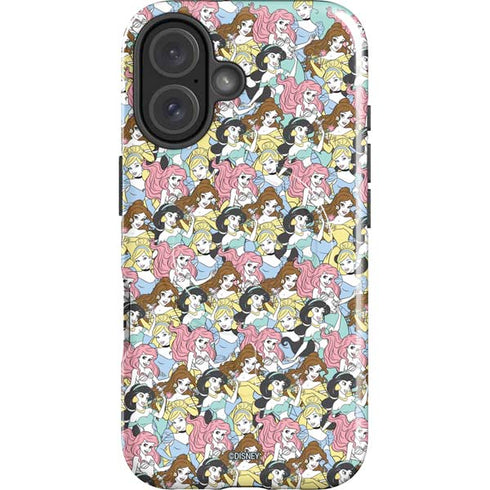 Disney Princess Disney Princesses Pattern iPhone 16 Plus Magsafe Impact Case