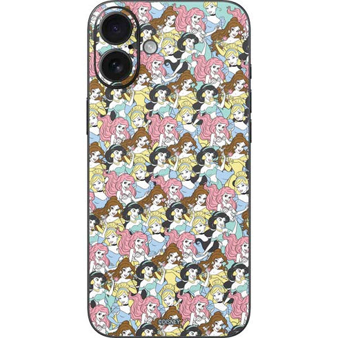 Disney Princess Disney Princesses Pattern iPhone 16 Plus Skin