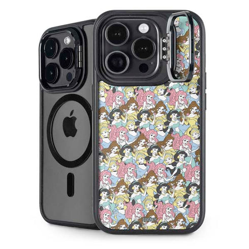 Disney Princess Disney Princesses Pattern iPhone 16 Pro Max Kickstand Case