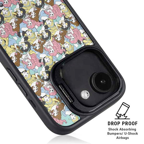 Disney Princess Disney Princesses Pattern iPhone 16e Kickstand Case