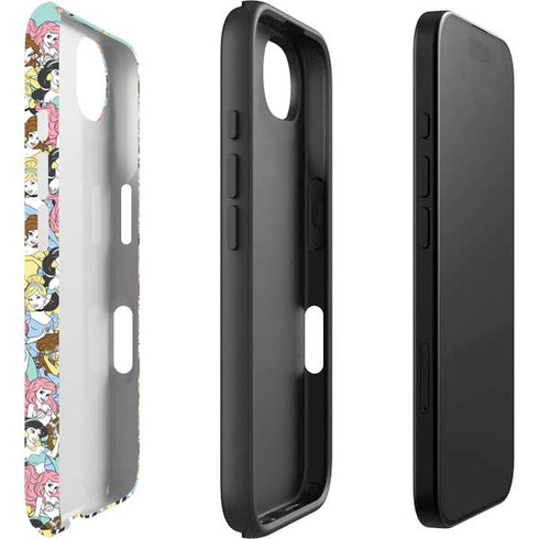 Disney Princess Disney Princesses Pattern iPhone 16e Impact Case