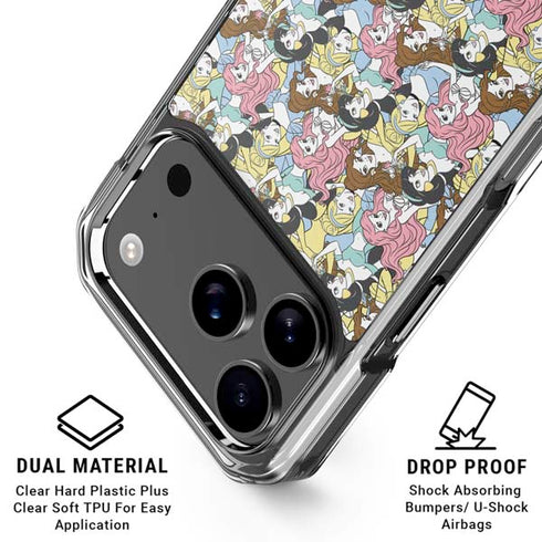 Disney Princess Disney Princesses Pattern iPhone 18 Pro Clear Case