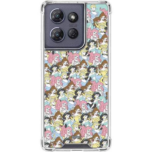 Disney Princess Disney Princesses Pattern Moto G Play 5G (2025) Clear Case