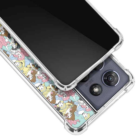 Disney Princess Disney Princesses Pattern Moto G Power 5G (2025) Clear Case