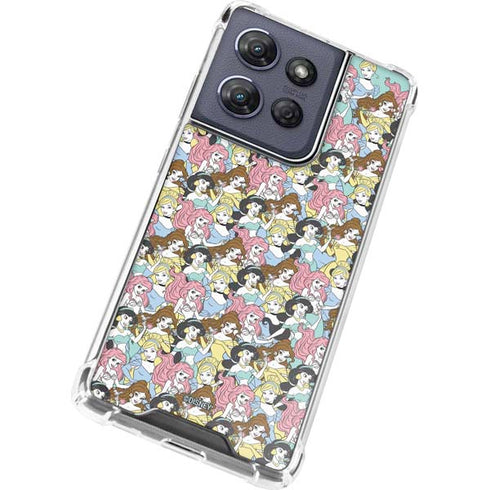 Disney Princess Disney Princesses Pattern Moto G Stylus 5G (2025) Clear Case
