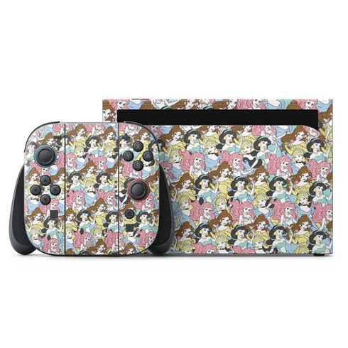 Disney Princess Disney Princesses Pattern Nintendo Skins