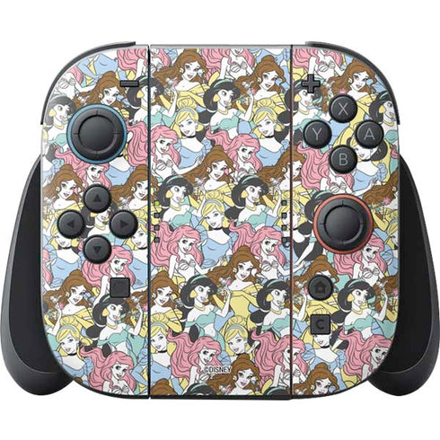 Disney Princess Disney Princesses Pattern Nintendo Switch 2 (2025) Joy-Con Controller Skin