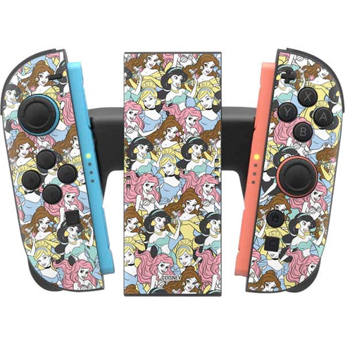 Disney Princess Disney Princesses Pattern Nintendo Switch 2 (2025) Joy-Con Controller Skin