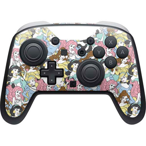 Disney Princess Disney Princesses Pattern Nintendo Switch 2 (2025) Pro Controller Skin