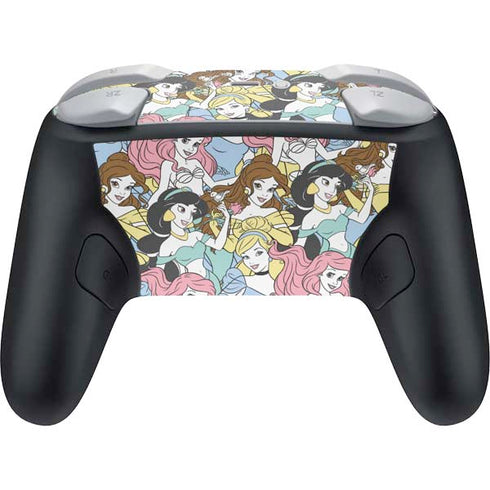 Disney Princess Disney Princesses Pattern Nintendo Switch 2 (2025) Pro Controller Skin