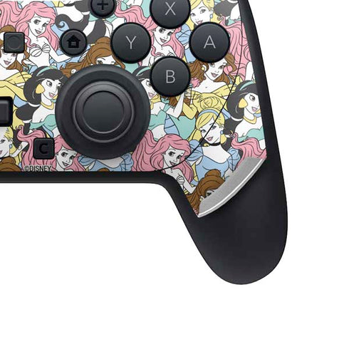 Disney Princess Disney Princesses Pattern Nintendo Switch 2 (2025) Pro Controller Skin