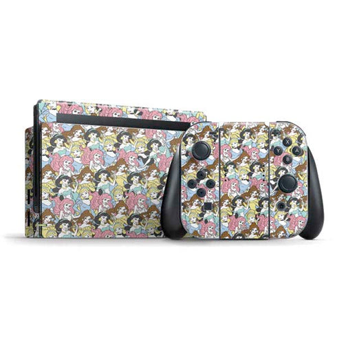 Disney Princess Disney Princesses Pattern Nintendo Skins