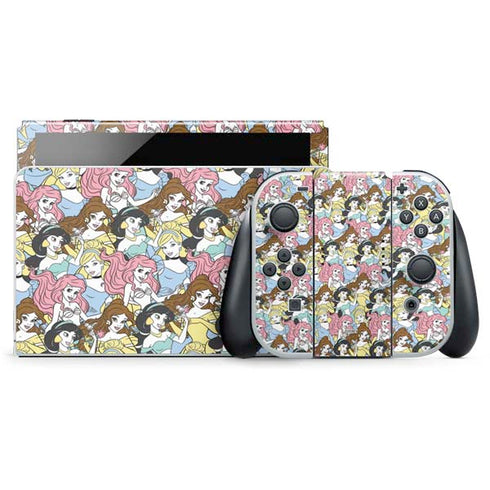 Disney Princess Disney Princesses Pattern Nintendo Skins